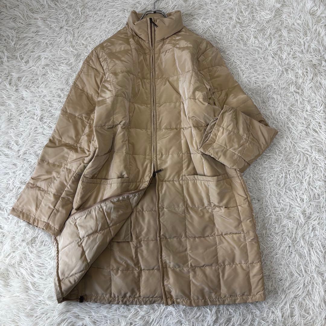 MaxMara✨大きいサイズ　キルティングダウン　バージンダウン　ベージュ　XL