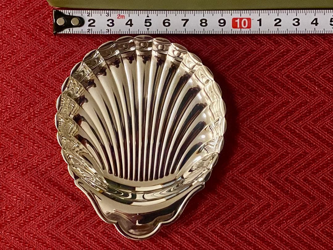 【未使用品並極美品☆レアアイテム☆】クリストフル コキーユ ミニプレート ペア