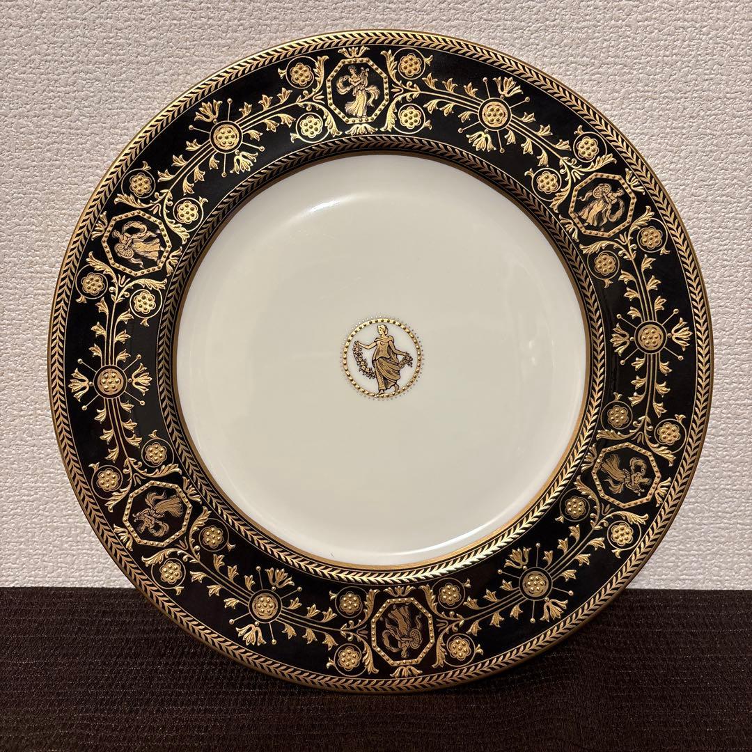 ウェッジウッド　アストバリー　ブラック　ディナープレート　27.5cm