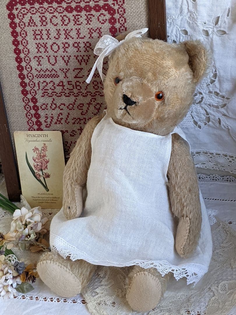 【s】アンティークベア　アンティークテディベア　ハーマン