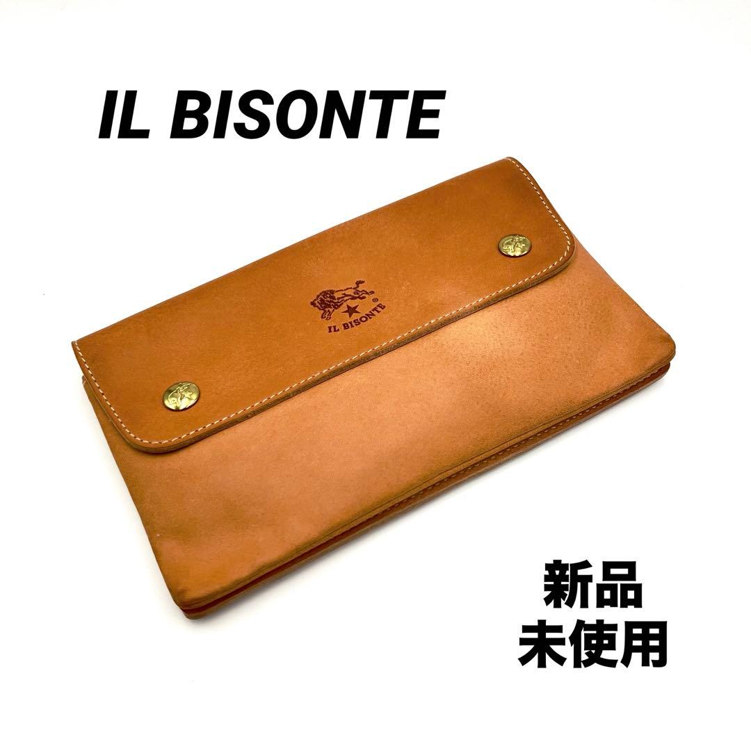 訳あり新品　IL BISONTE イル ビゾンテ 長財布　メンズ　レディース