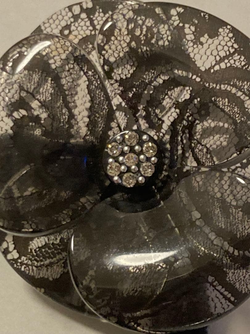 ♡ALEXANDRE DE PARIS ♡ カメリア　レース柄　ヘアゴム