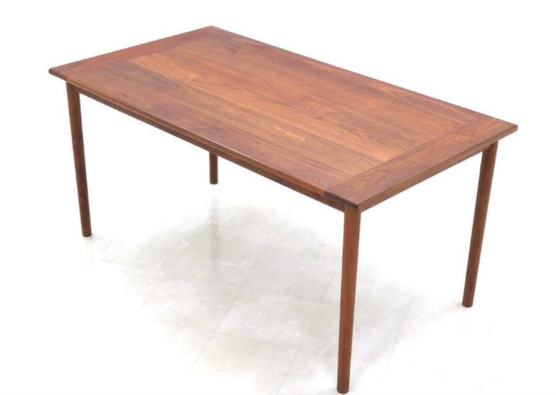 美品　宮崎椅子製作所　MMテーブル　ウォールナット無垢　オイル　丸脚