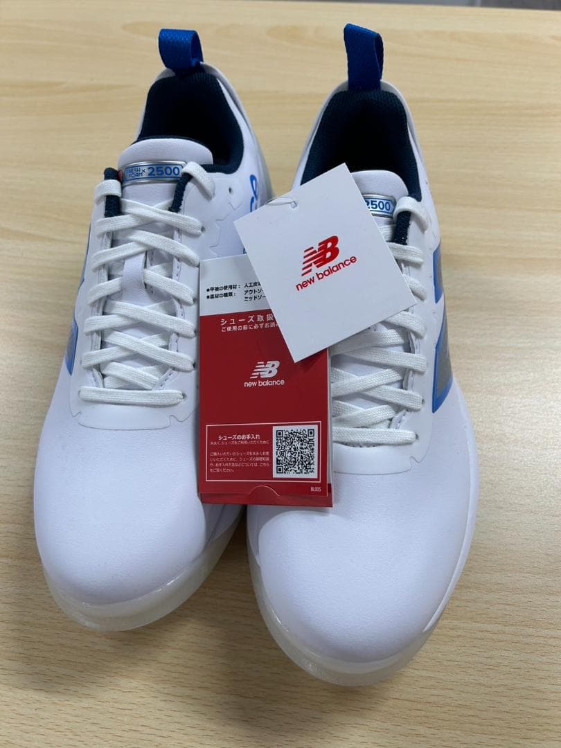 New Balance N500 ゴルフシューズ ホワイト/ブルー 新品未使用