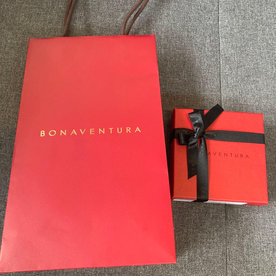 【新品 ボックス袋付】ボナベンチュラ スターチェーンキーホルダーシュリンクレザー