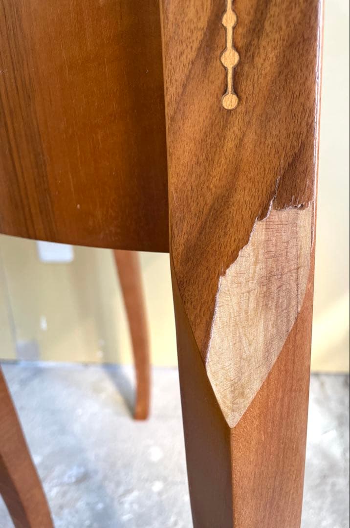 象嵌コンソールチェスト サイドチェスト サイドテーブル 電話台 猫脚 イタリア