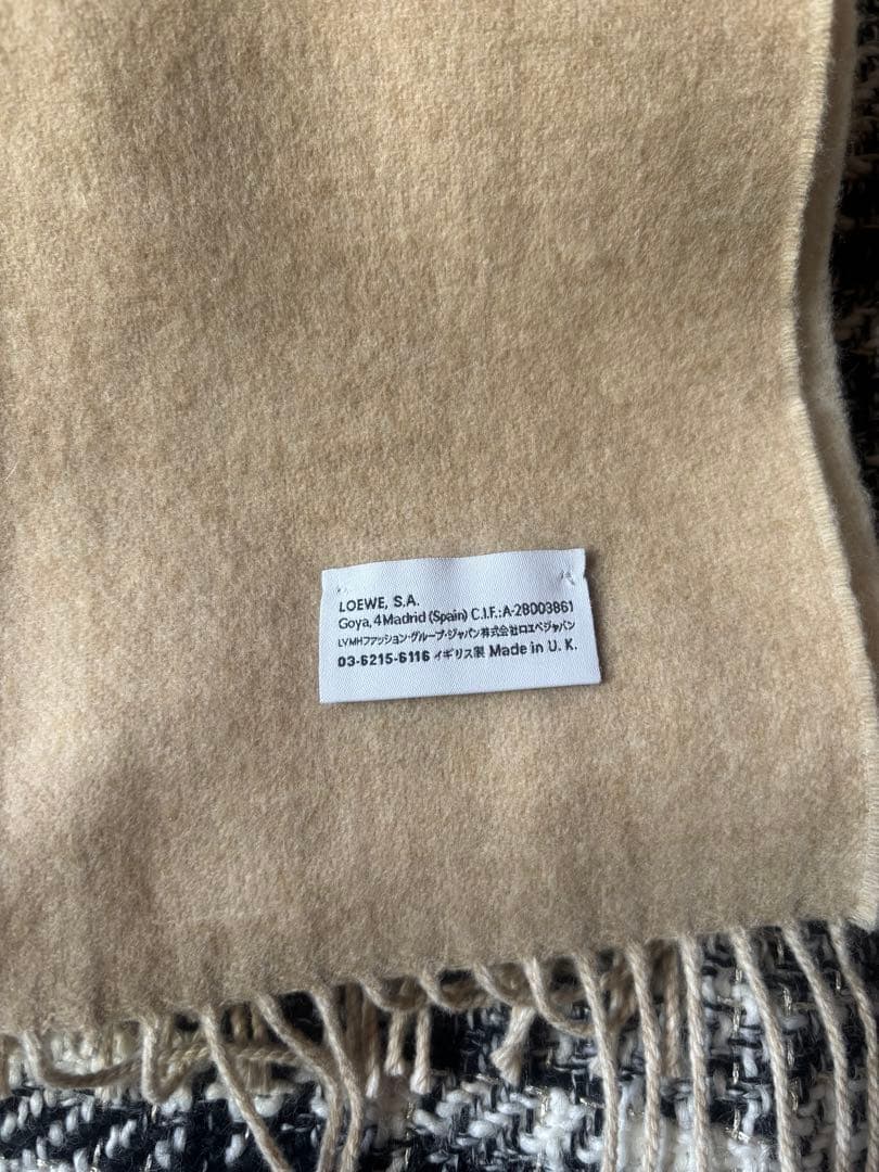 LOEWE バイカラースカーフ　マフラー