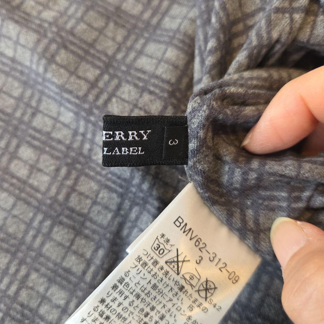 BURBERRY BLACK LABEL ジップパーカー リバーシブル 黒 Ｌ