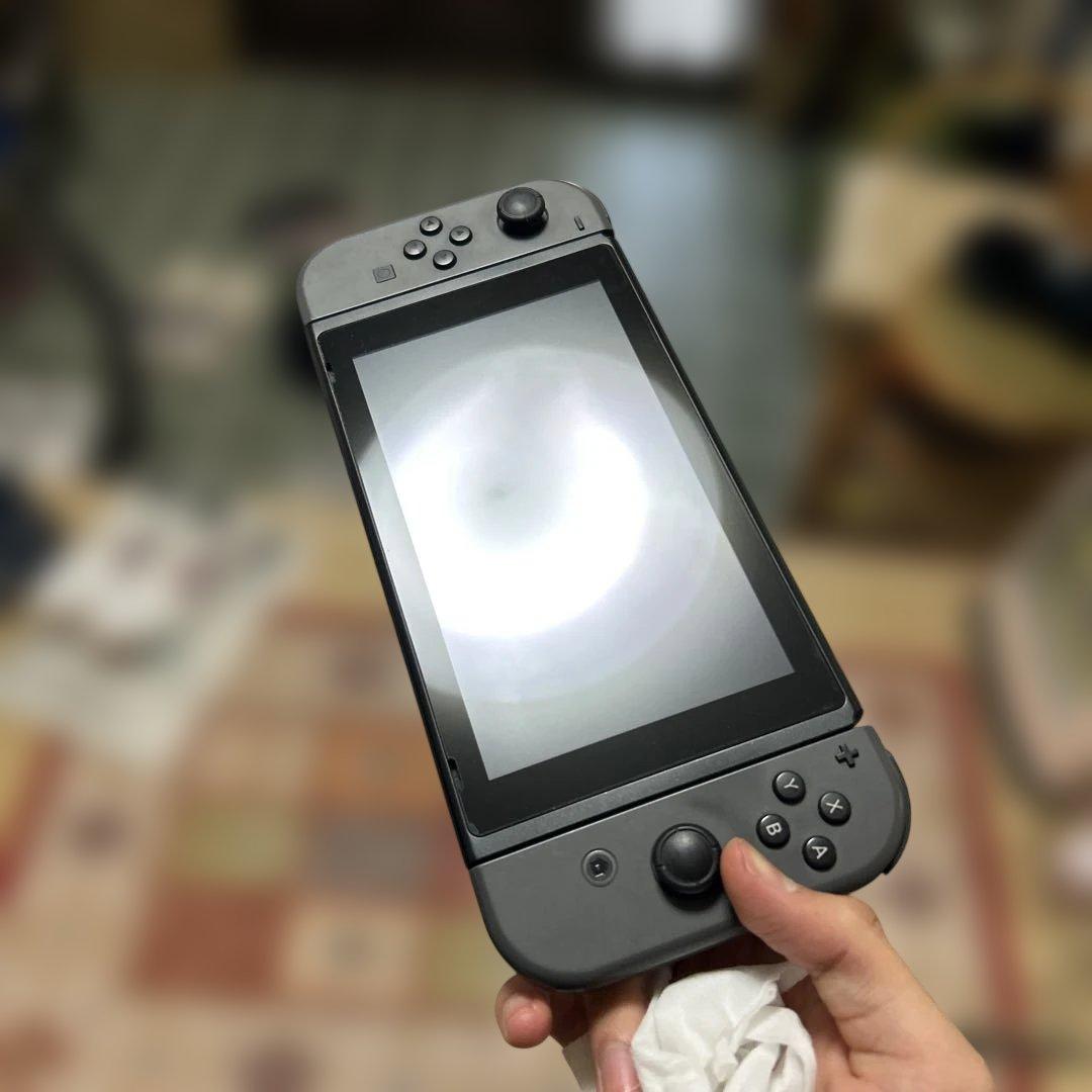 ニンテンドースイッチ　初期　黒　動作確認済み