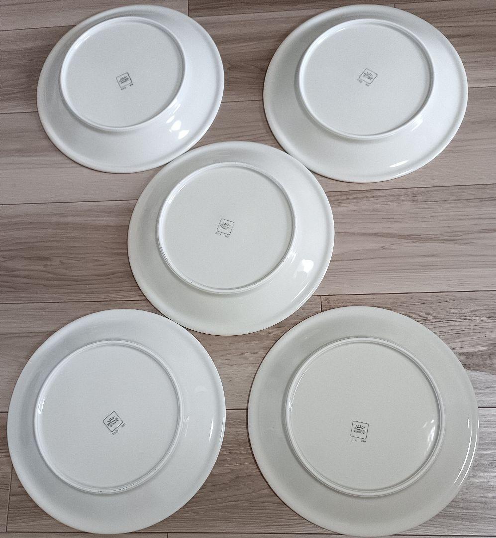 リチャードジノリアイボリーディナープレート5枚セット