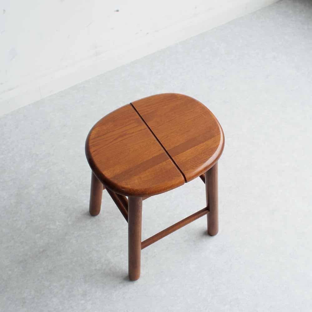 90s カリモク/karimoku スツール B 丸椅子 ZR24447