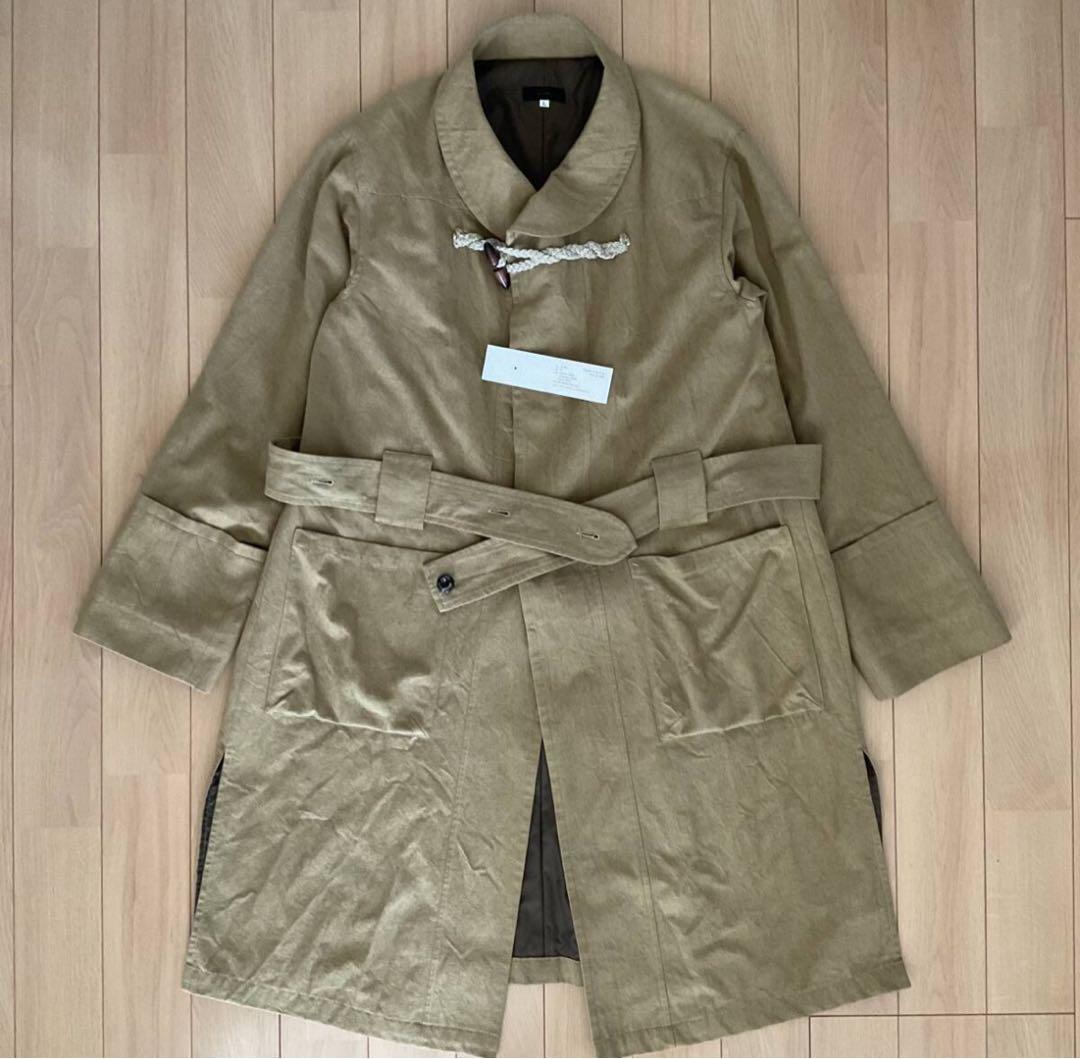 eofm ベージュ ロングコート Lサイズ