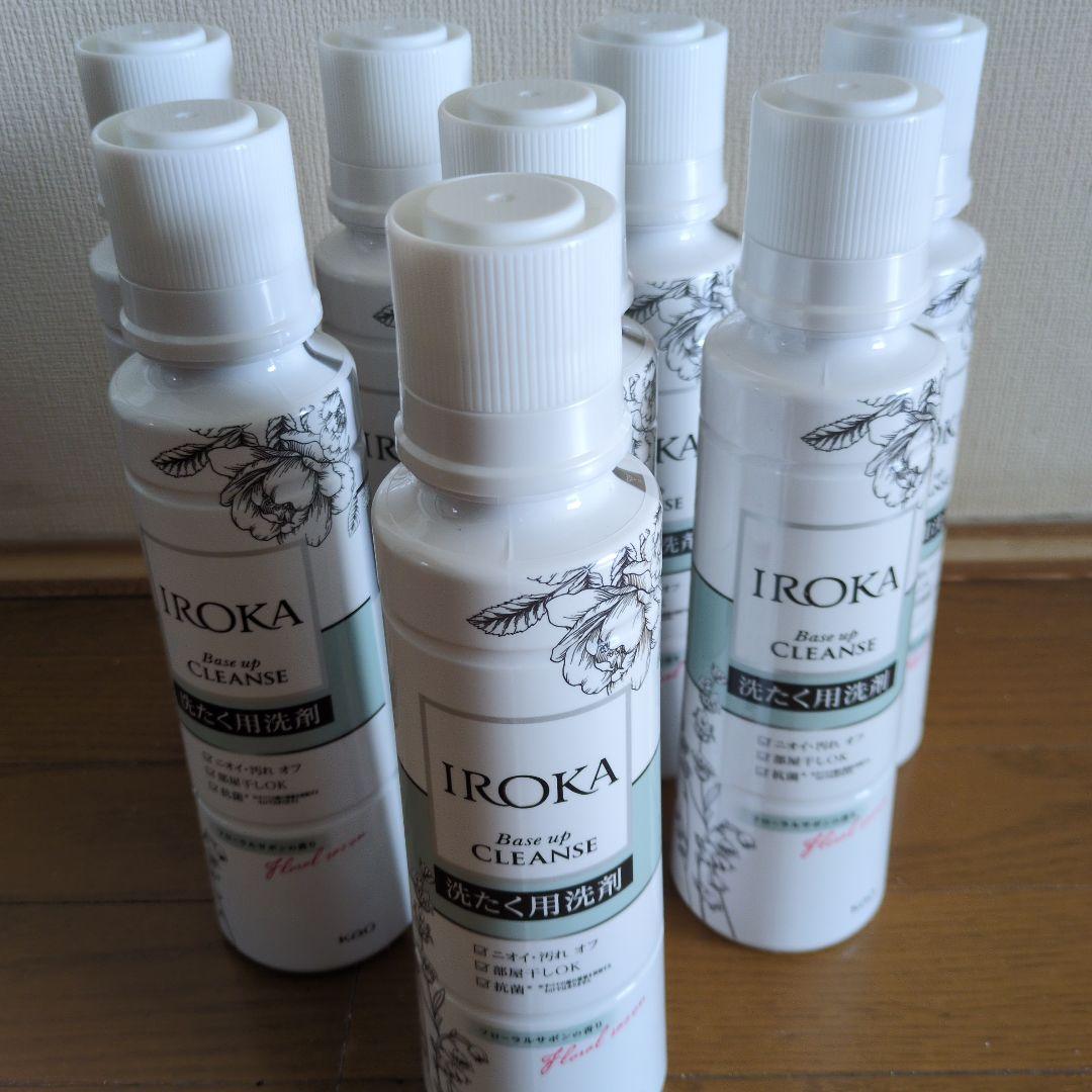 IROKA 洗濯洗剤 ベースアップクレンズ 本体 600ml x8本 イロカ