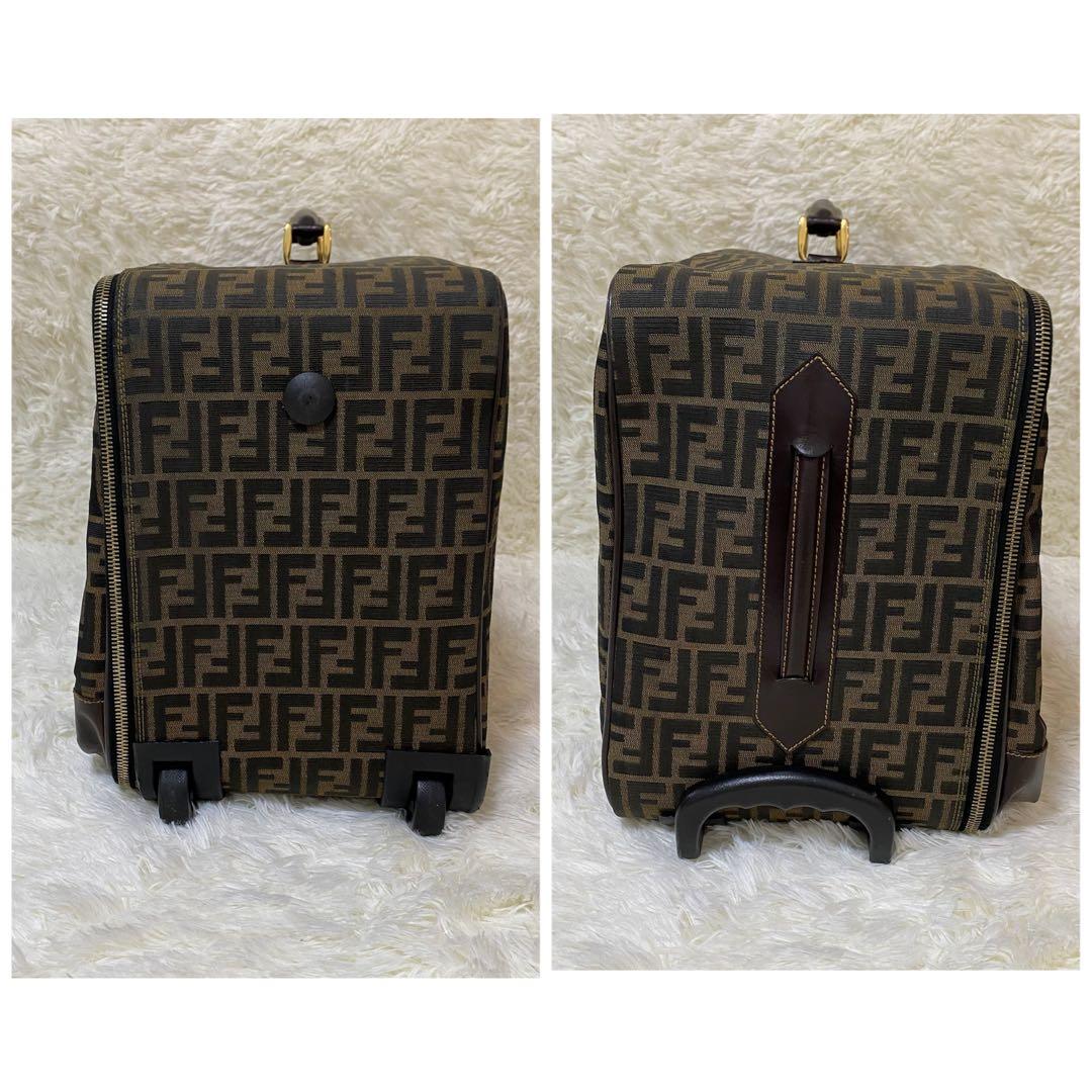 希少✨FENDI ズッカ柄 二輪キャリーバッグ 機内持ち込み スーツケース