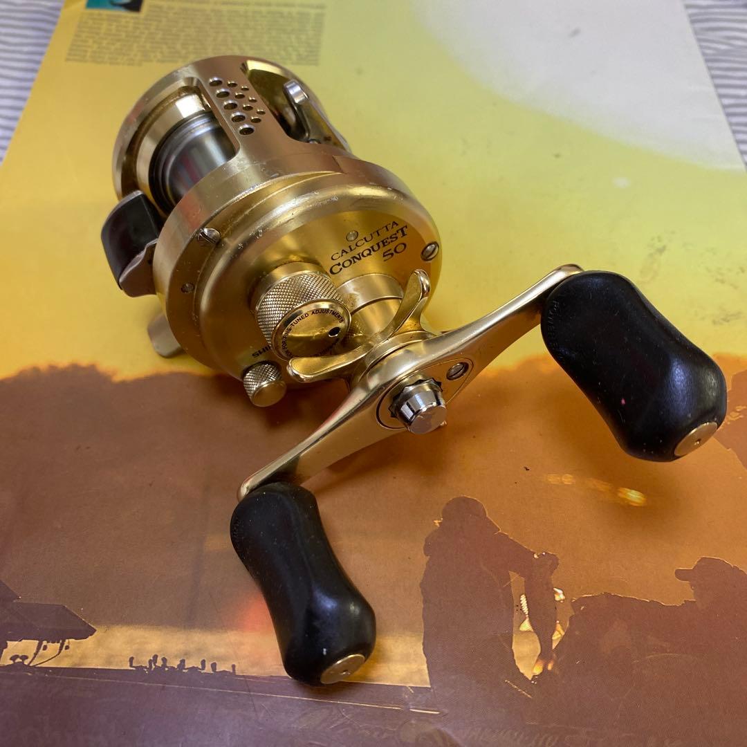 シマノ　カルカッタコンクエスト　50 シャロースプール付き　中古品