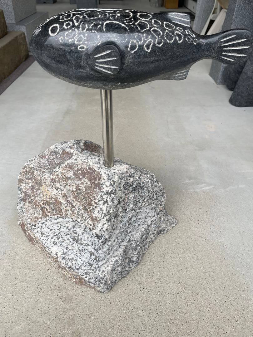 フグのオブジェ　置物　フグ【国産】