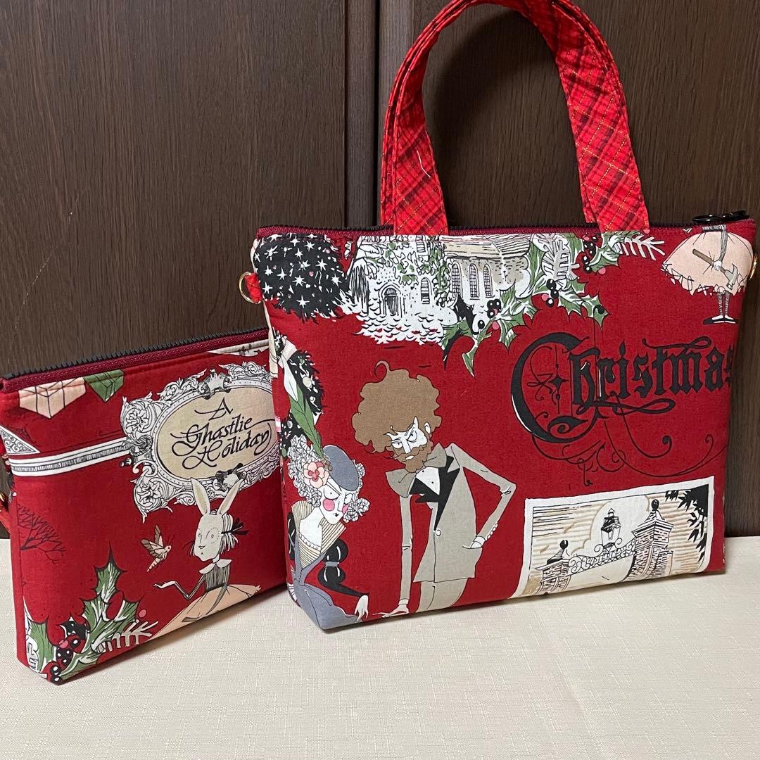 ♡ クリスマスで2個♡ハンドメイド　アレキサンダーヘンリー