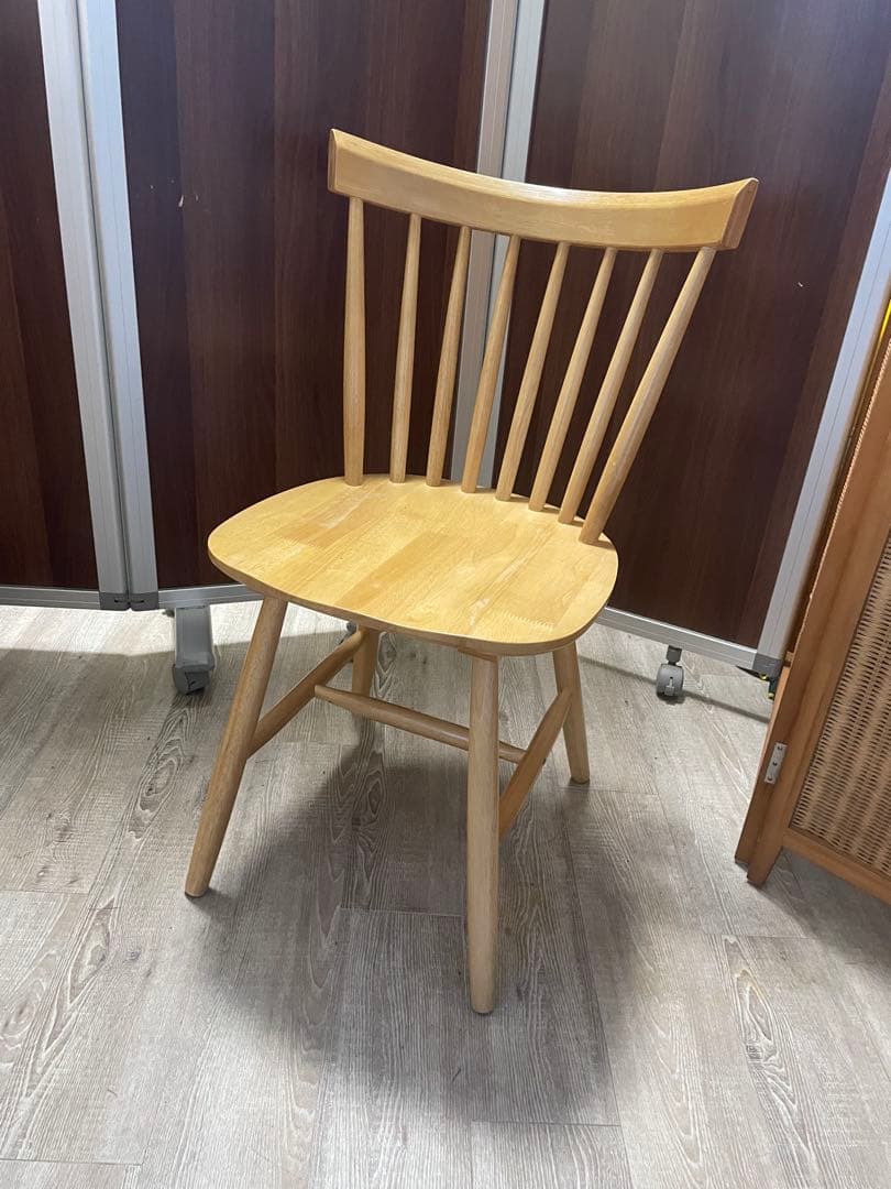 ウィンザーチェア　木製スピンドルバック　ダイニングチェア　⑥