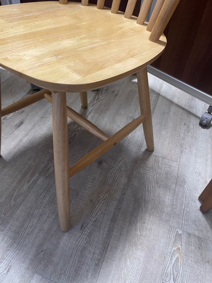 ウィンザーチェア　木製スピンドルバック　ダイニングチェア　⑥