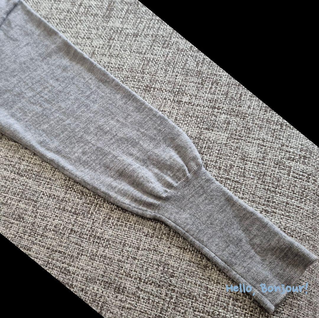 【L'Appartement】Side Slit Knit Gray