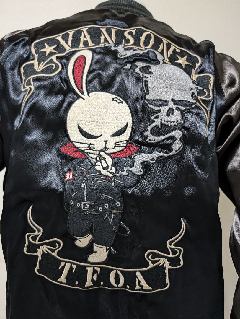 スカジャン　VANSON T.F.O.A WORST Size.XL 新品