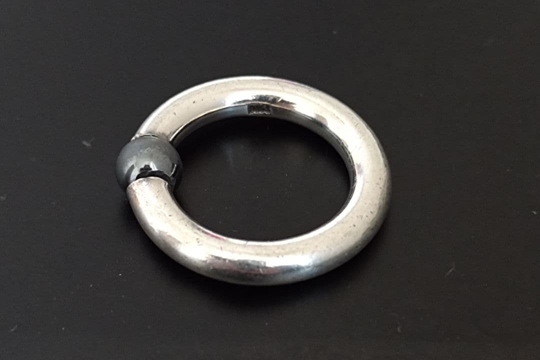 ジョージ・ジェンセン HaHハンス・ハンセンシルバーリング13.5号ヘマタイト