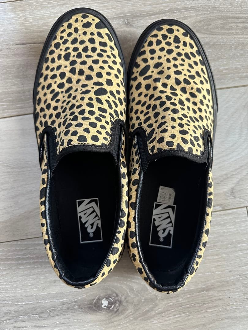 VANS レオパード　スリッポン　28センチ