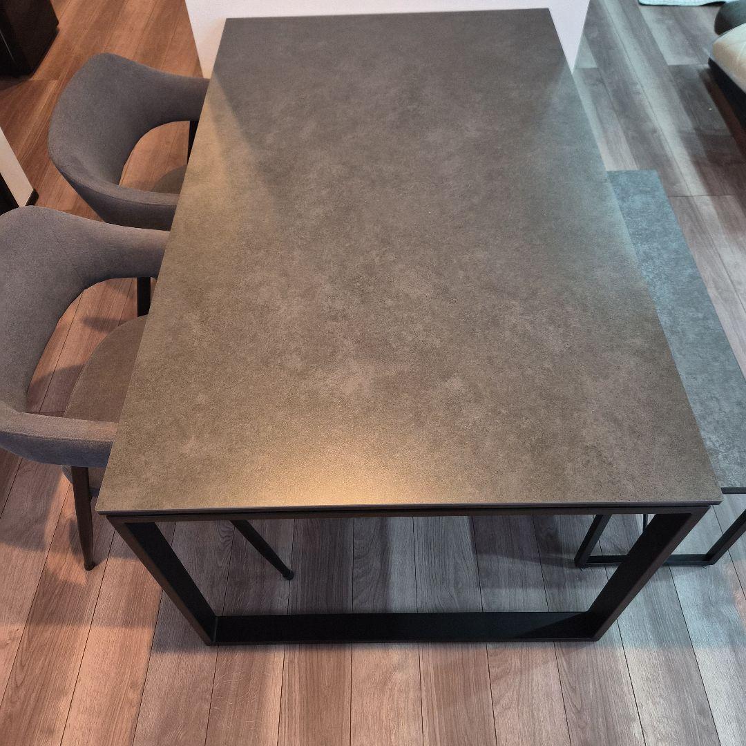 ダイニングテーブル、イスセット　セラミックテーブル150cm