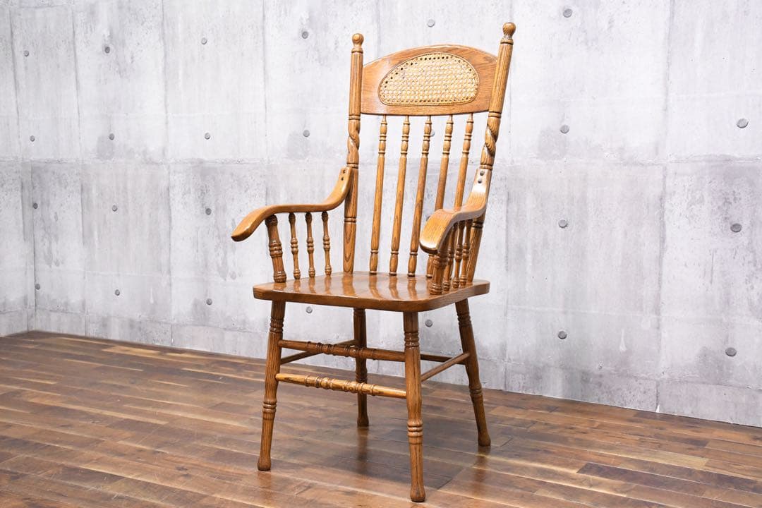 DLC70 IDC大塚家具 シンリー アームチェア ハイバック ダイニングチェア