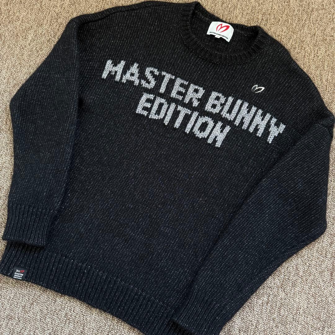 アルパカ素材　美品　マスターバニー　ニット　L〜XL相当　黒　セーター　　5