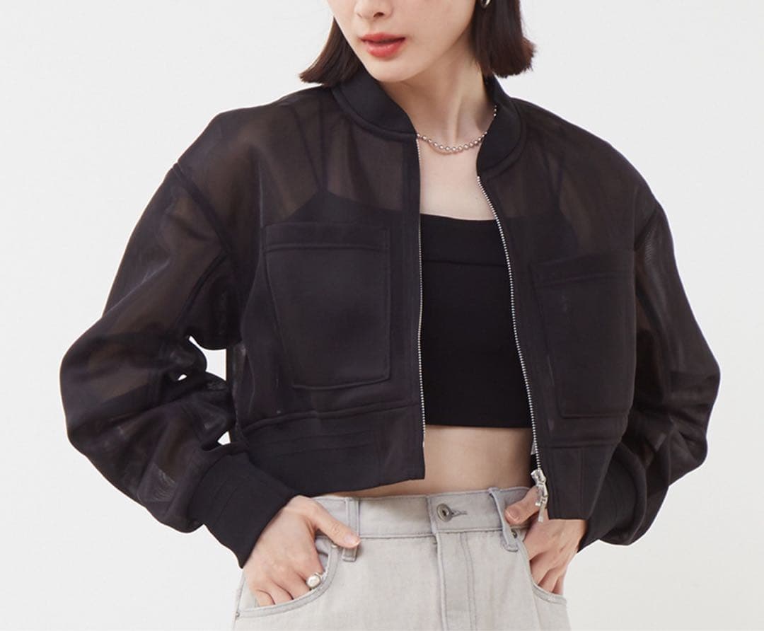 saffito ソフィット　シアーショート丈MA-1