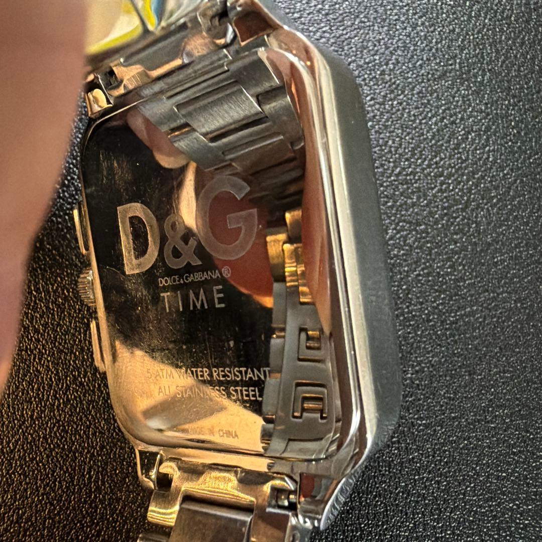 動作確認済　D&G 腕時計　ドルチェ＆ガッバーナGERONIMO クロノグラフ