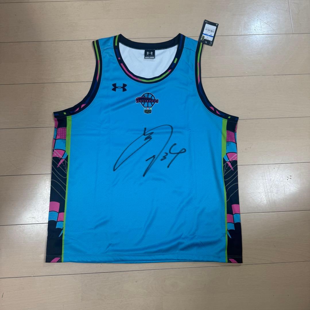 サイン入ユニフォーム　佐賀バルーナーズ #34 井上諒汰選手