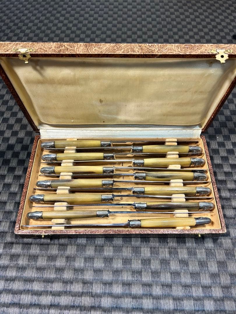 フランス製アンティークカトラリー（ナイフ）1ダースセット