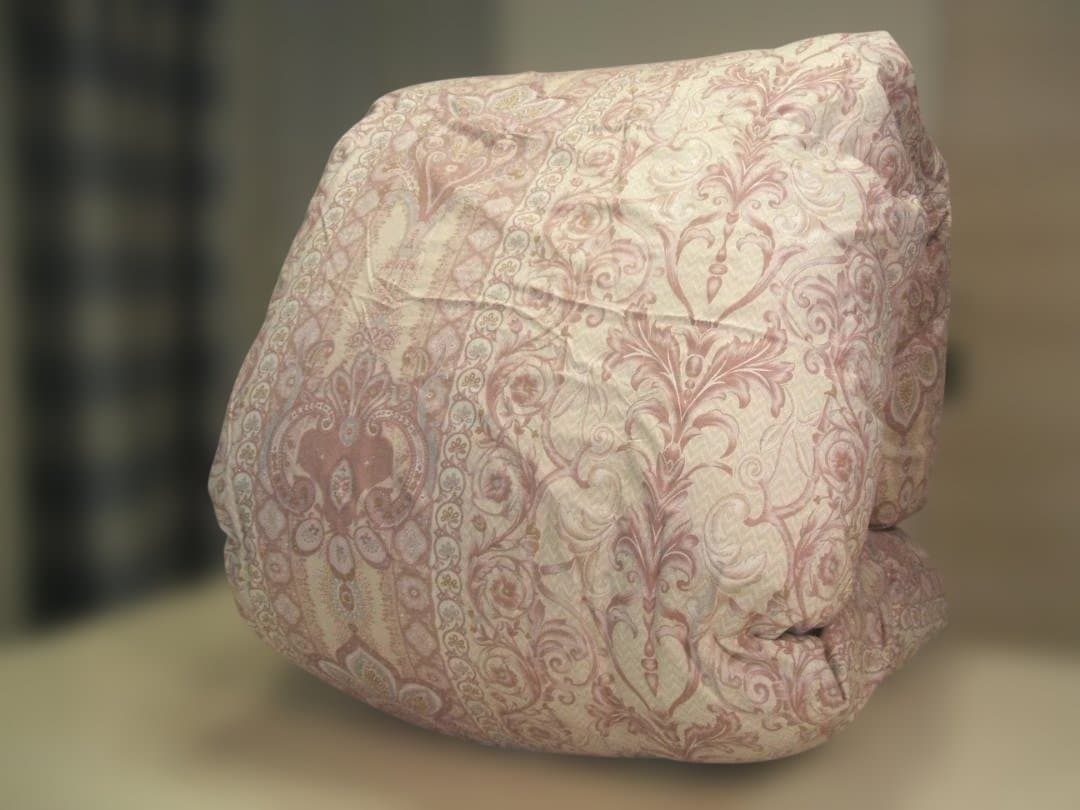 ダブル＊新品＊四つ星＊暖かアルミ加工超長綿生地＊フランス産ダウン増量＊羽毛布団