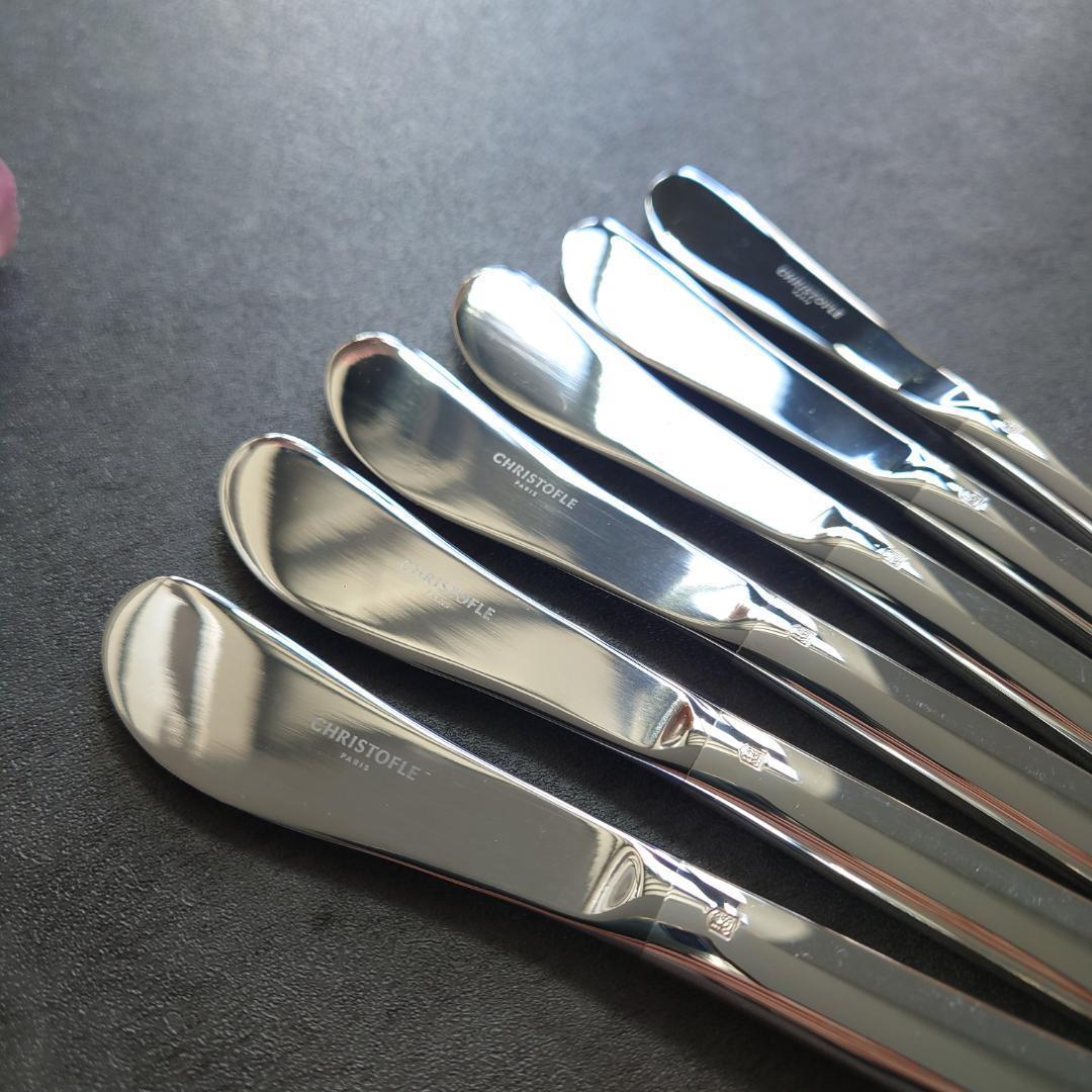 極希少 極美品 クリストフル MOOD ムード バターナイフ 6点