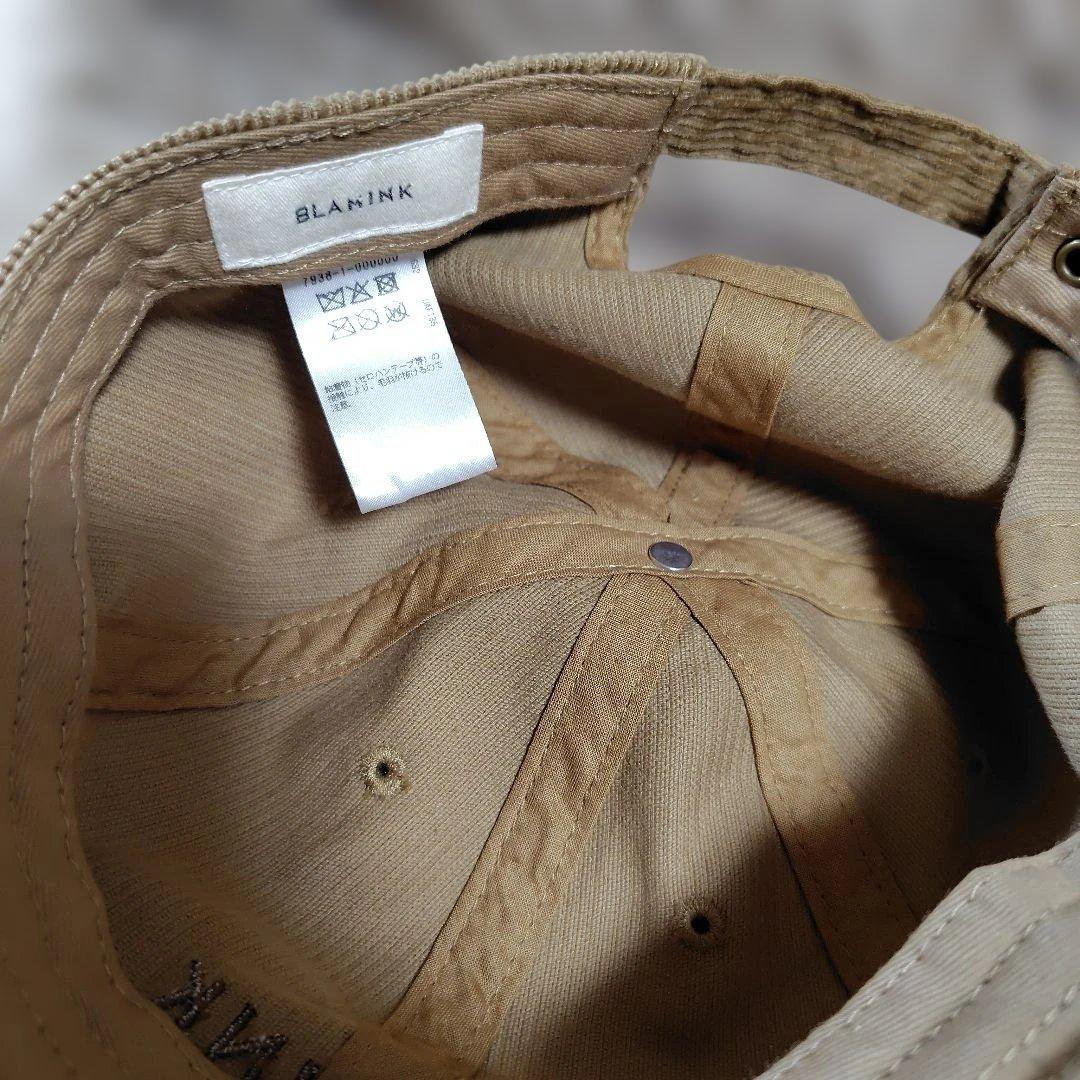 BLAMINK ブラミンク コーデュロイロゴキャップ