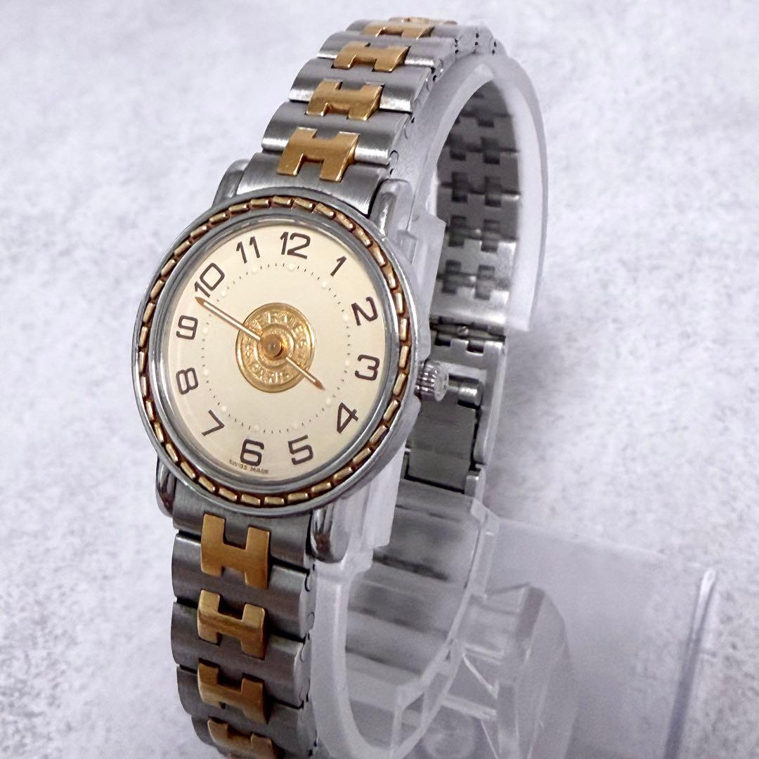 美品✨【新品電池】HERMES セリエ/動作品 人気モデル SE4.220