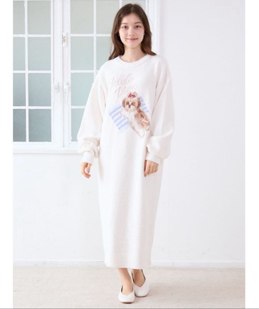 ジェラートピケ　シーズージャガードワンピース