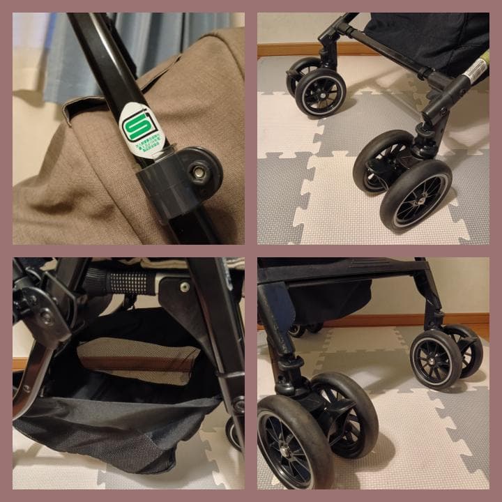 【きれいめ】コンビ ベビーカー メチャカルハンディ オート4キャス HF