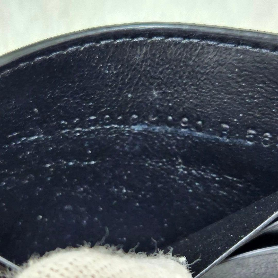 ✨極美品✨バレンシアガ　マネークリップ　ブラック　レザー　二つ折り