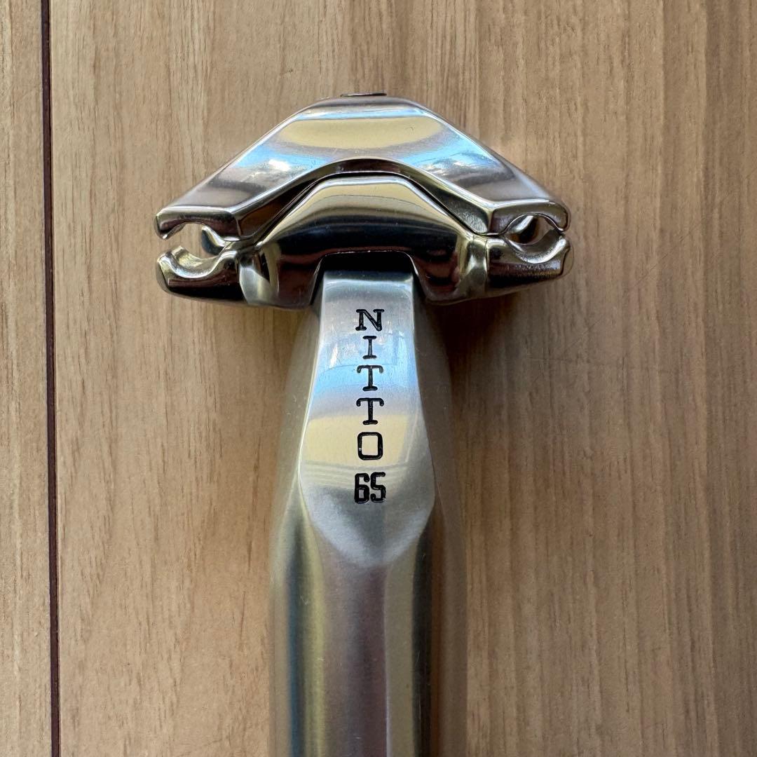 Nitto S65 シートポスト 26.8 blue lug Rivendell