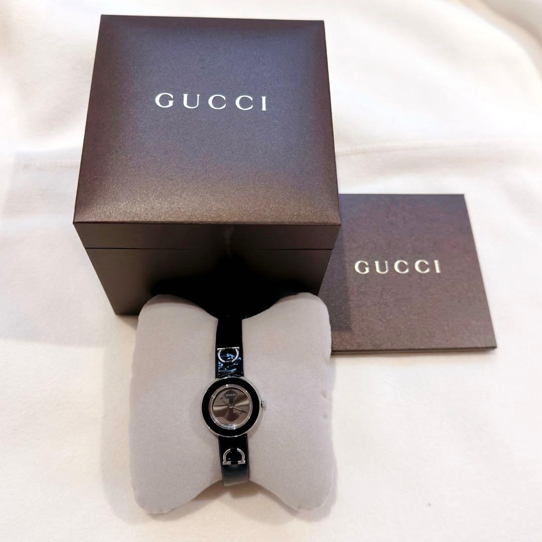 GUCCI アナログ 腕時計 ブラック 129.5