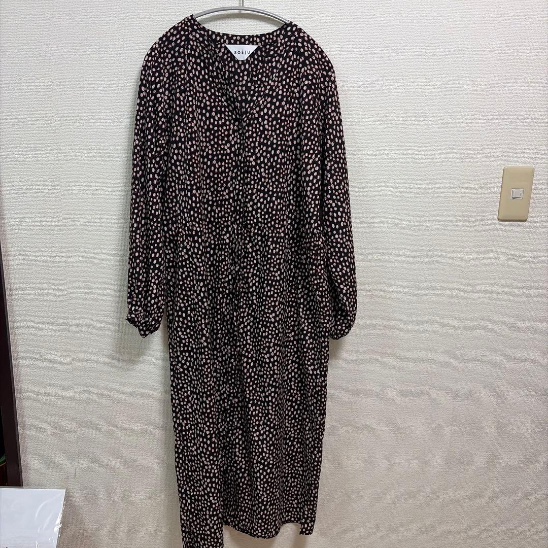 soeju レオパード柄ワンピース