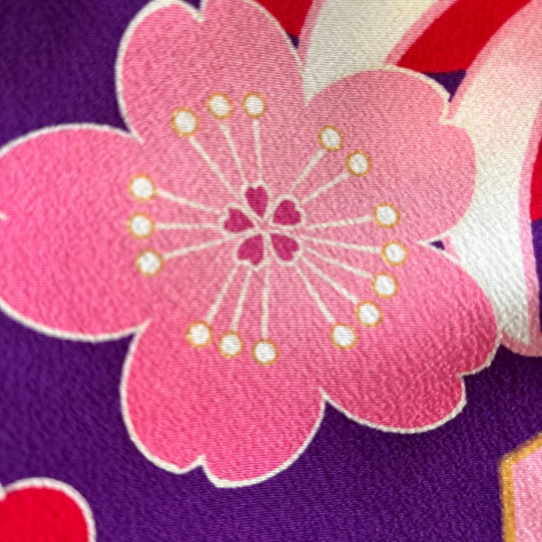 七五三　三歳被布セット➕草履バッグ ジャパンスタイル