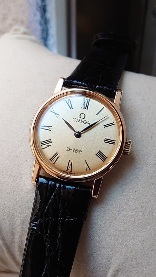 オメガ ヴィンテージ デビル レディース ローマンインデックス メンテナンス済み