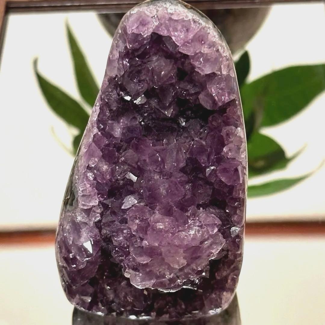 【超高品質】最高級 花咲 アメジスト ミニドーム 原石 天然石 希少