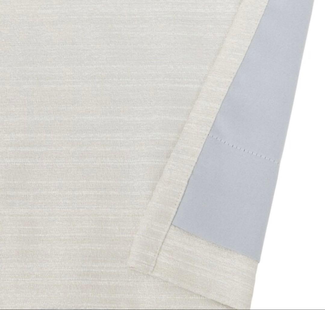 ニトリ ドレープカーテン RK022 アイボリー 遮熱・遮光2級 100×200