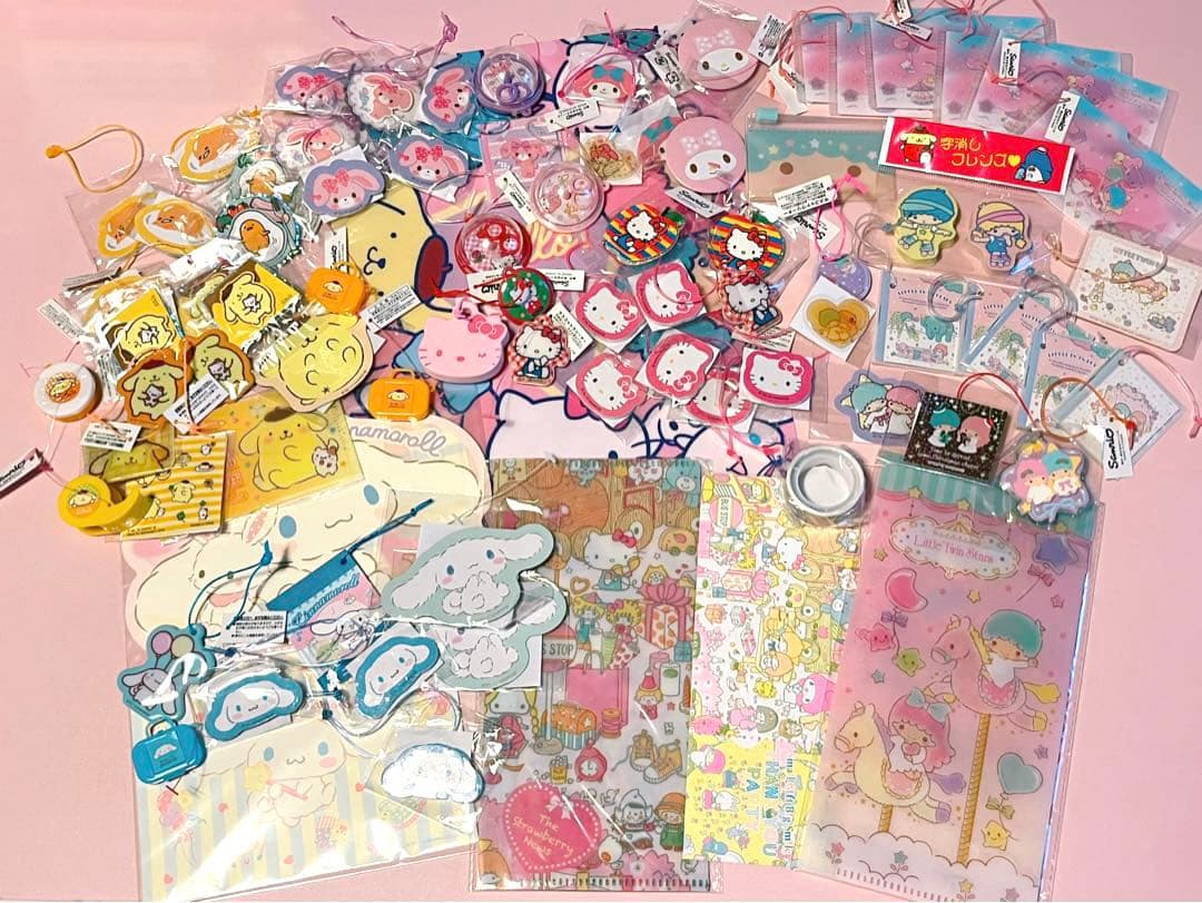 新品平成当時物非売品　サンリオプレミアムマスコットチケットファイル大量まとめ売り