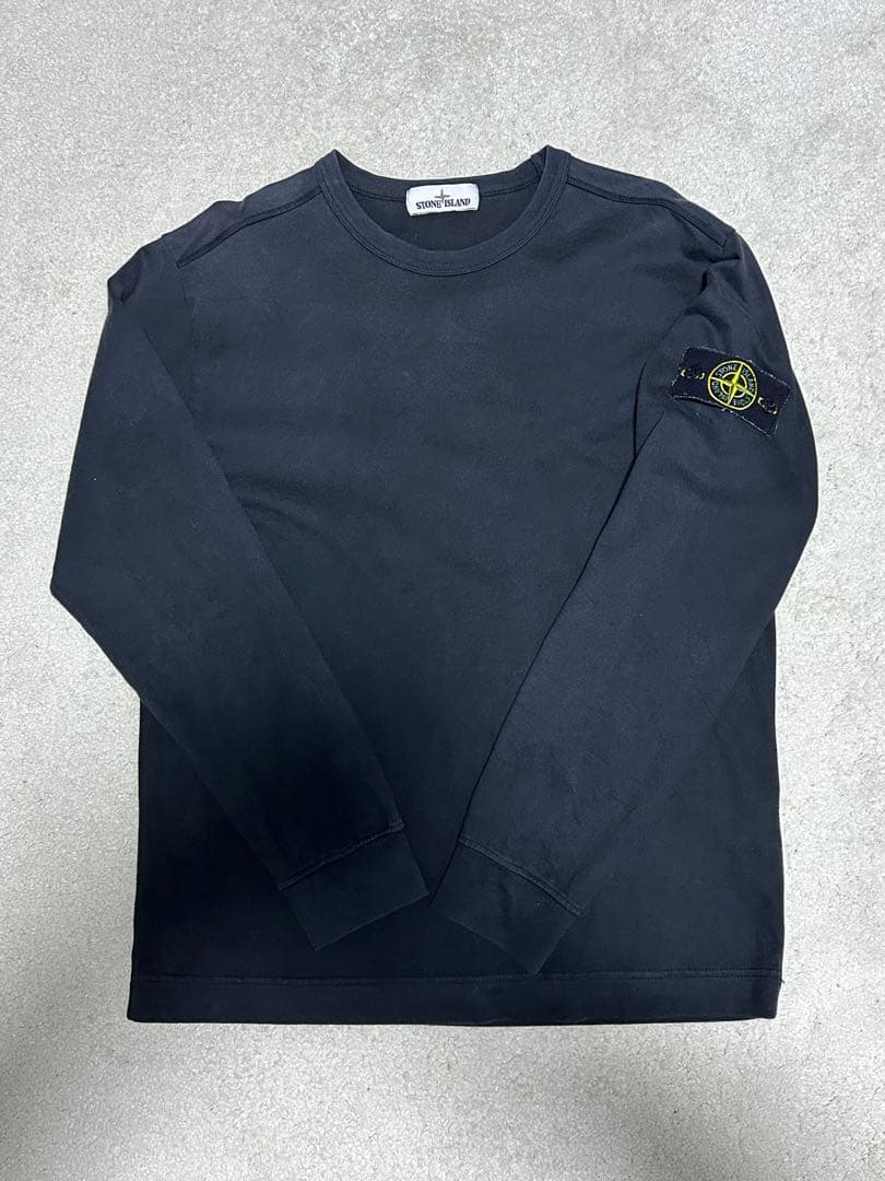 STONE  ブラック ロンT Tシャツ